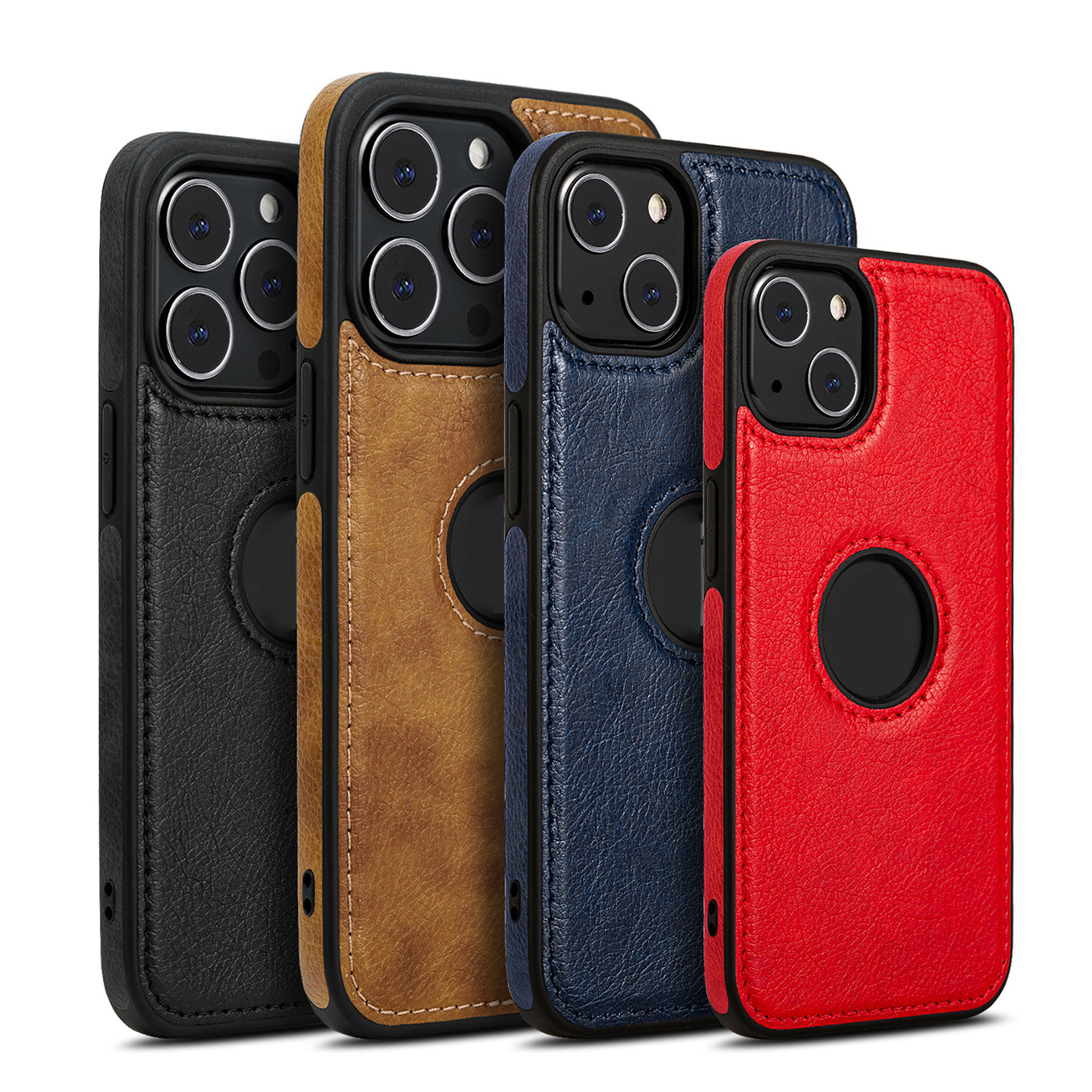 Ốp lưng da dành cho iPhone 15 / 15 Plus / 15 Pro / 15 Pro Max