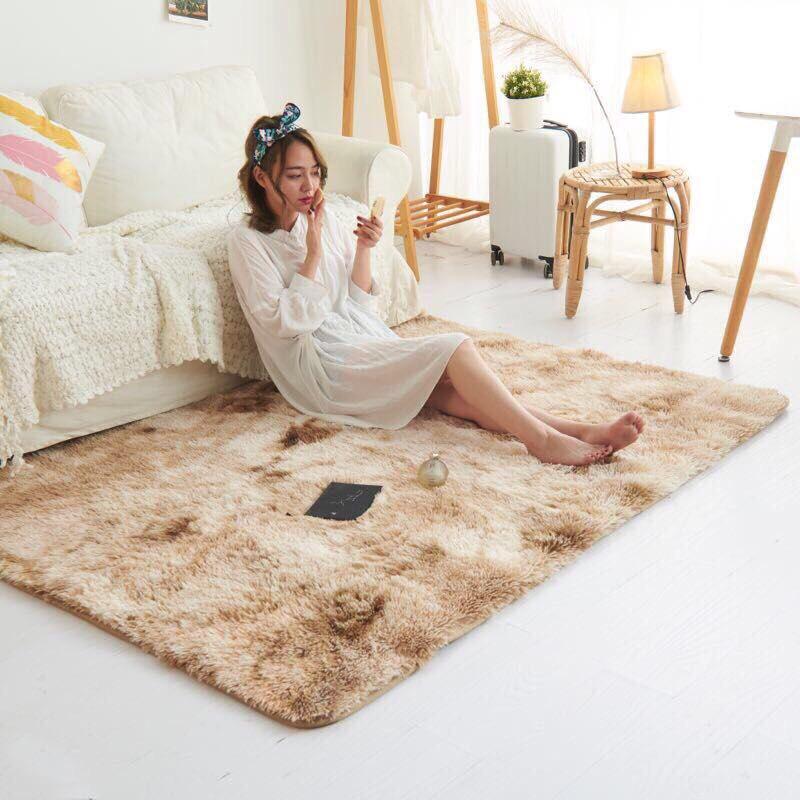 [Nhiều màu - chọn mẫu - 1.8mx2m] Thảm lông trải sàn lông loang cao cấp trang trí nhà cửa 1m8x2m phong cách hiện đại