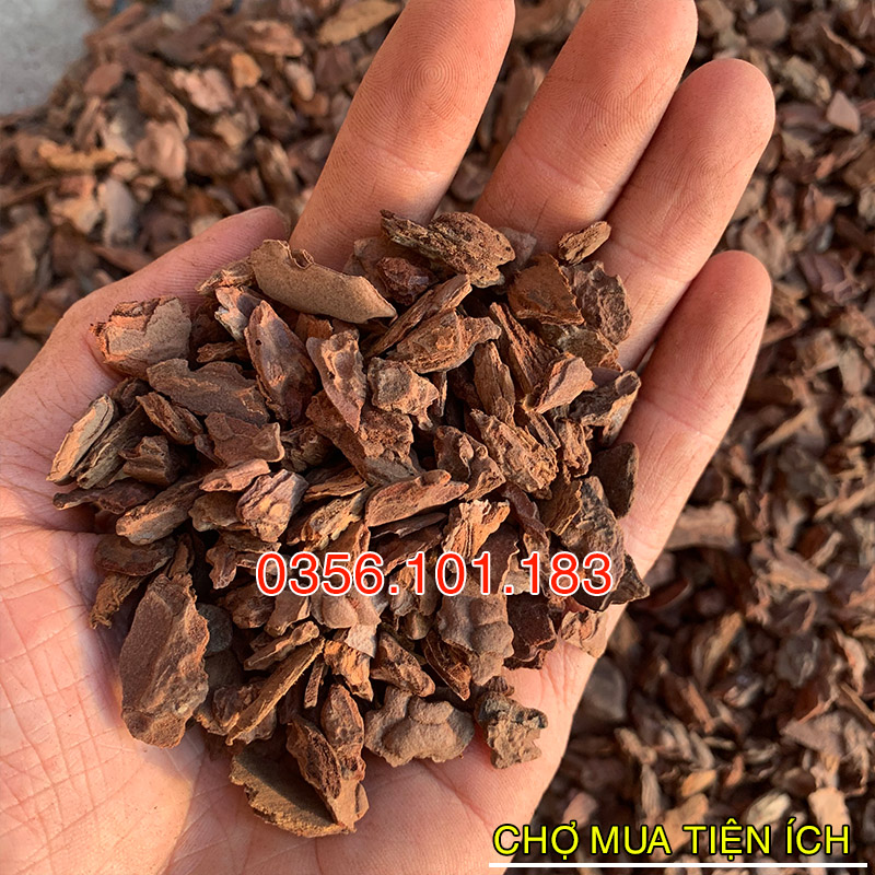 Vỏ thông trồng lan đã qua xử lý size nhỏ 0,5cm (1kg)