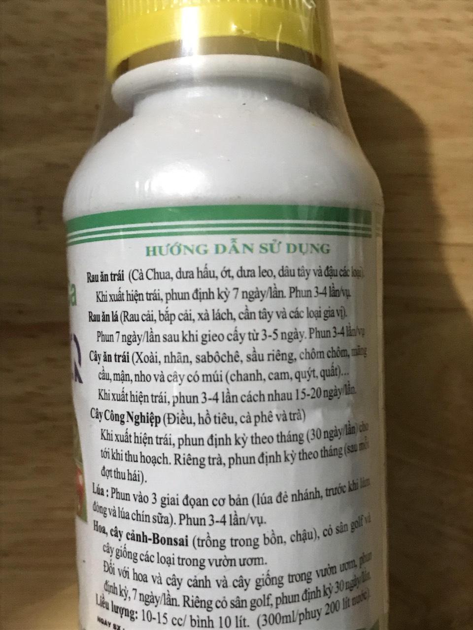 Phân bón trung lượng Amino Canxi  loại 100ml