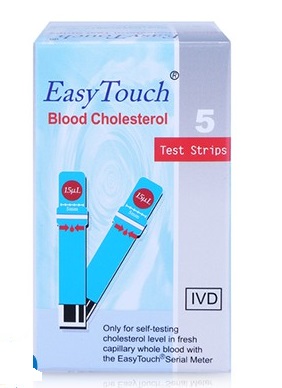 Que Thử Mỡ Máu, Cholesterol Cho Máy Đo Easy Touch GCU ET322 (5 Que)