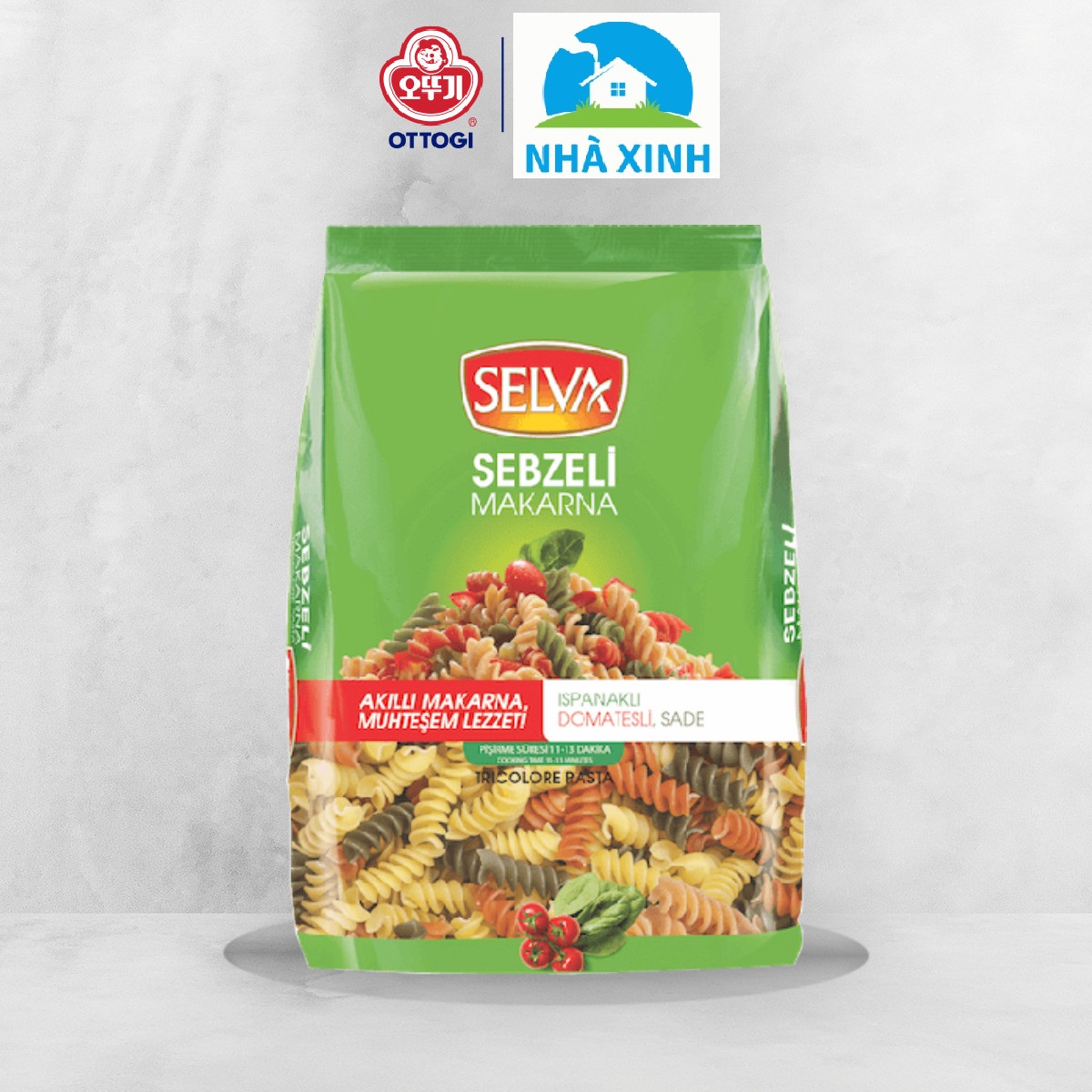 Nui xoắn rau củ Ottogi 350g (Hàng nhập khẩu)