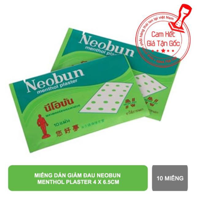 Cao dán Neobun Thái Lan ( 1 Bịch 10 Miếng )