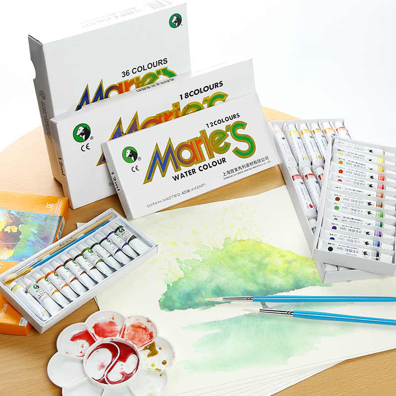 [HCM]MÀU NƯỚC MARIES DẠNG TUÝP 12 ML 12/18/24/36 MÀU