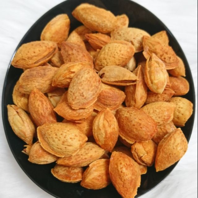500G Hạt Hạnh Nhân Rang Bơ 100% Nhập Khẩu Mỹ