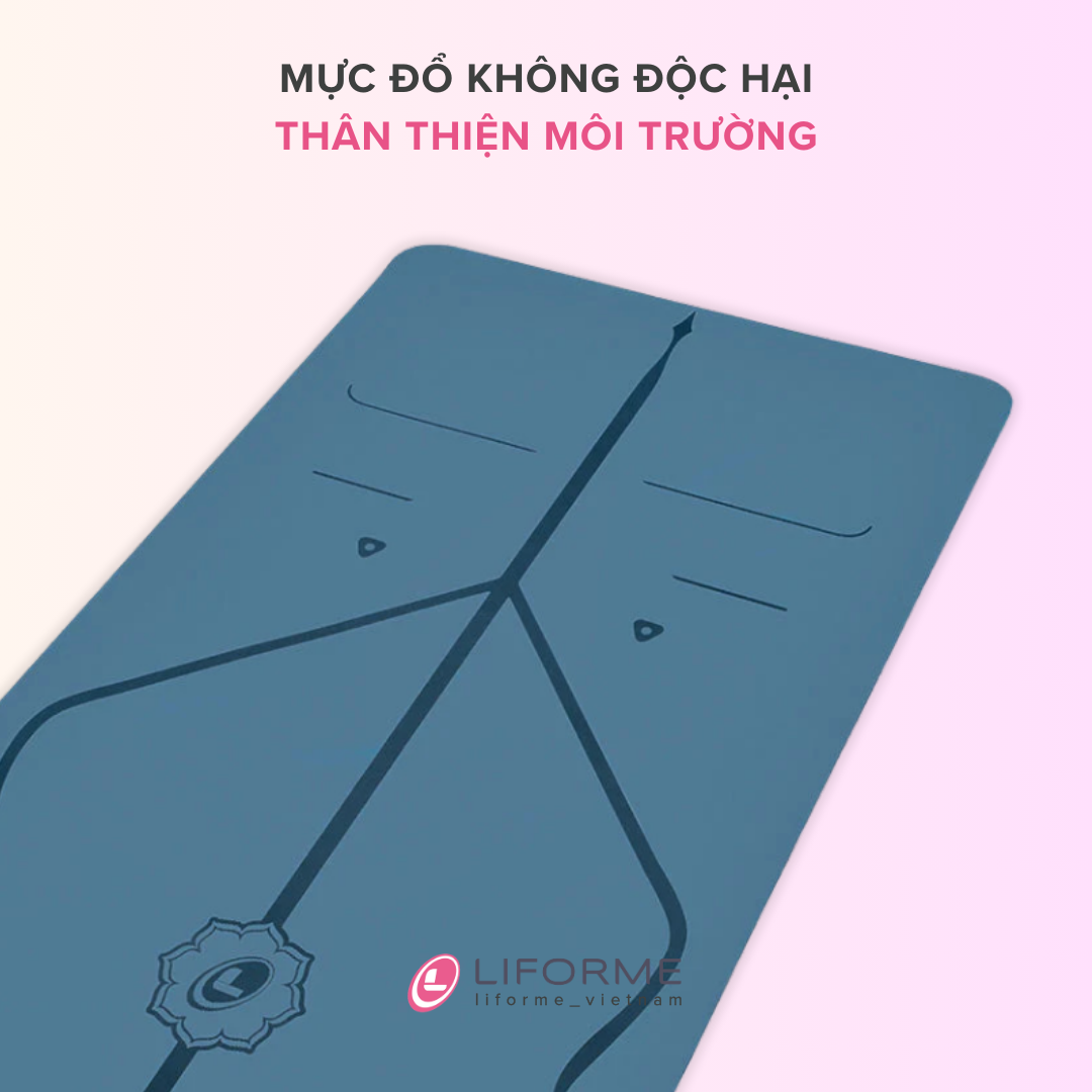 Liforme Classic Yoga Mat 4.2mm - Blue