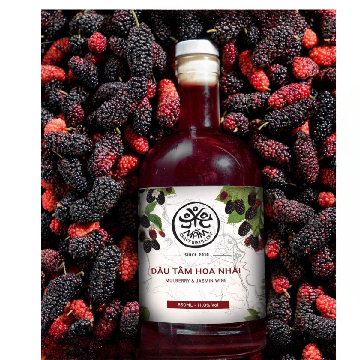 Nước Lên Men  Dâu - Mầm - Chai 530ml