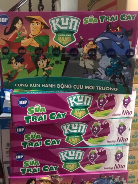 THÙNG SỮA KUN 110ML X48 HỘP VỊ NHO