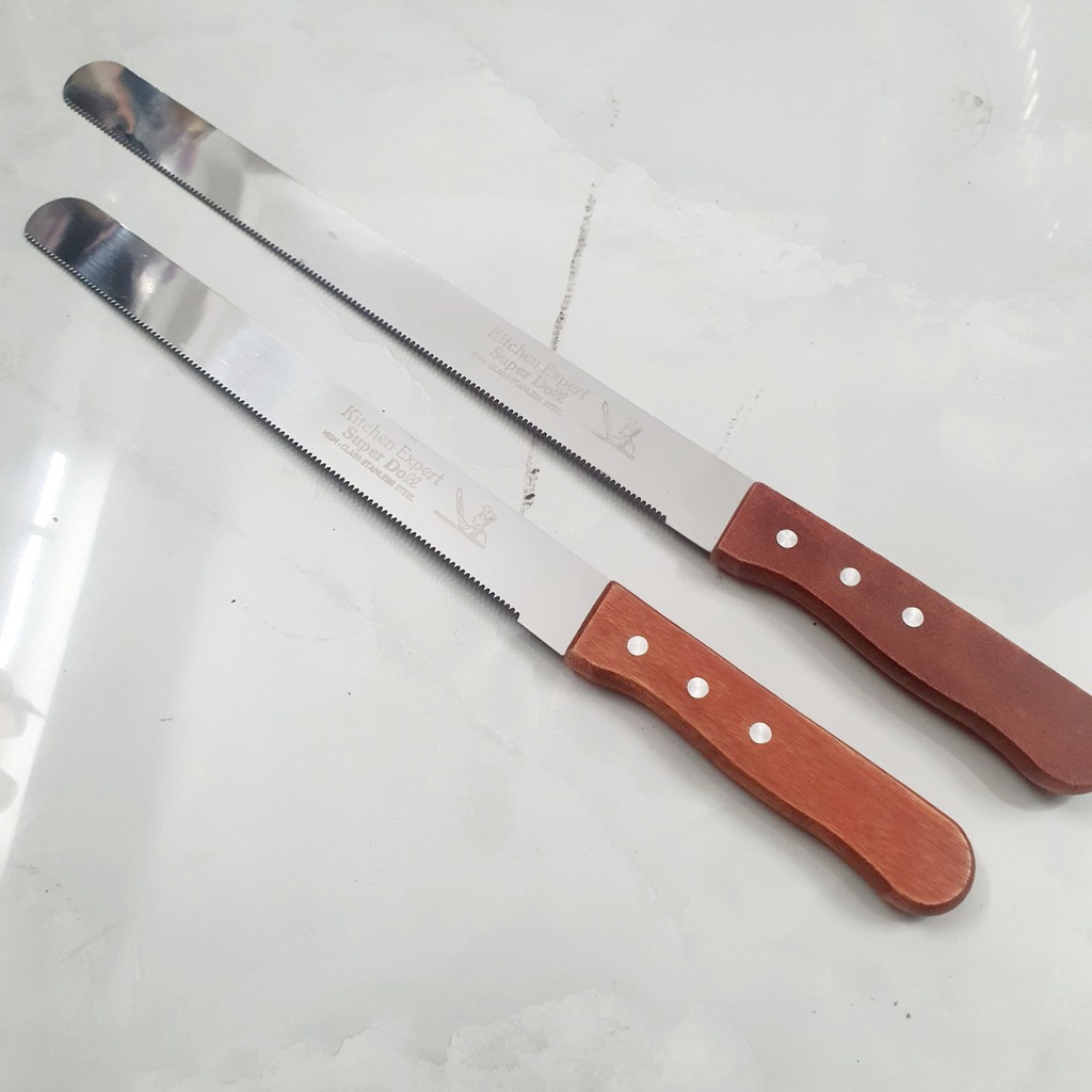 Dao cắt bánh mì cán gỗ