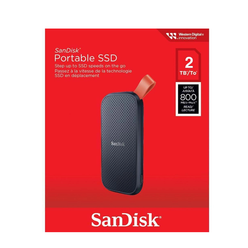 Sandisk e30 portable external ssd 1tb / 2tb 800 mb/s mobile hard drive 1986 accessories