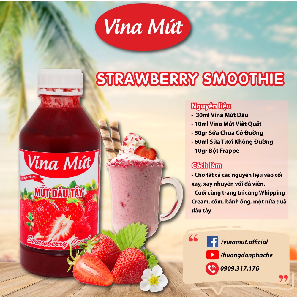 Sinh tố Vina 1000ml