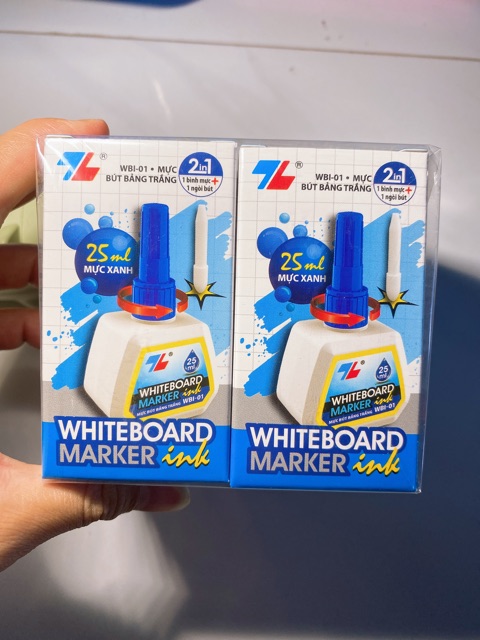 ( Vỉ 6 lọ )Mực Bút Lông Bảng Thiên Long WBI-01