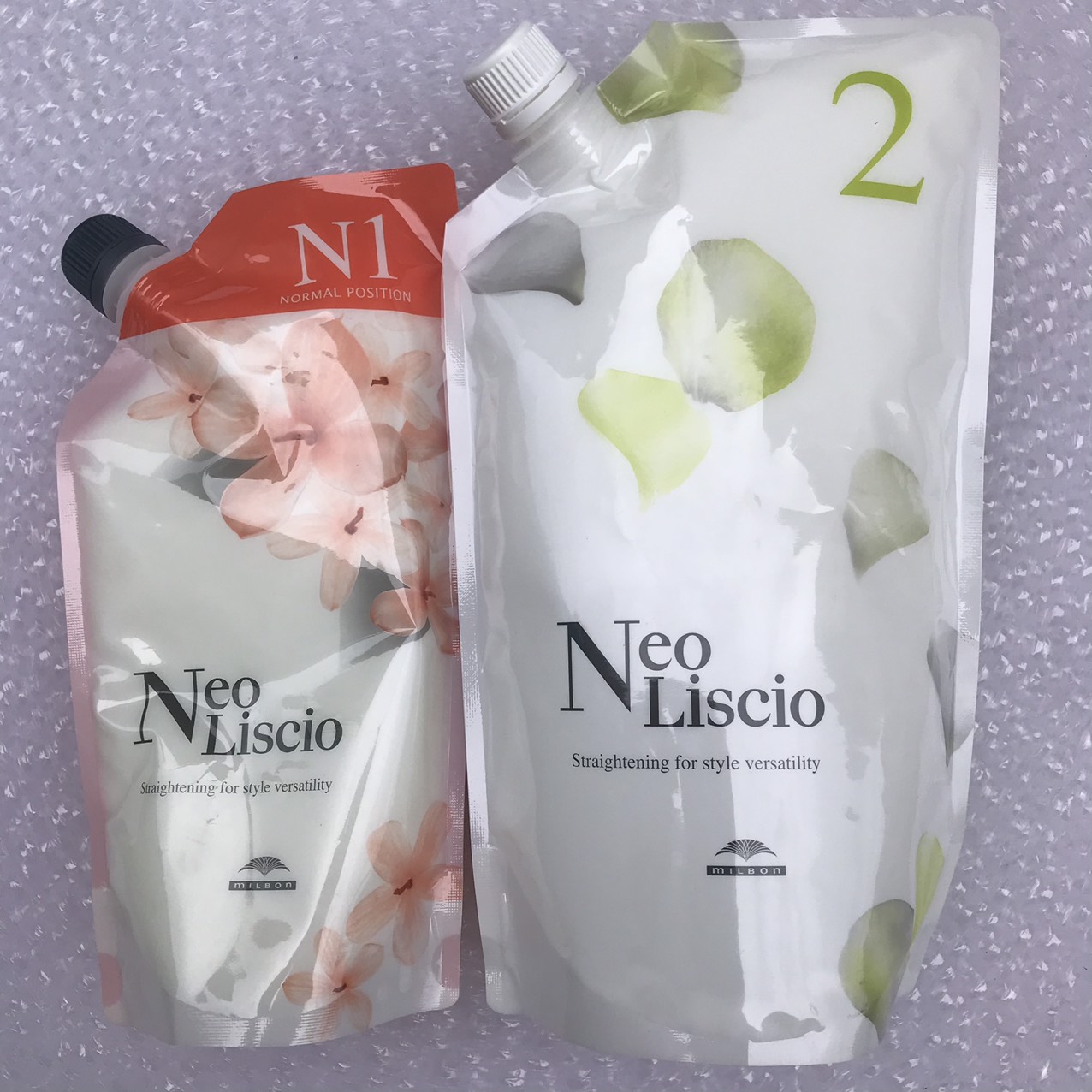 Cặp duỗi tóc siêu bóng mượt Milbon Neo Liscio 400ml/800ML