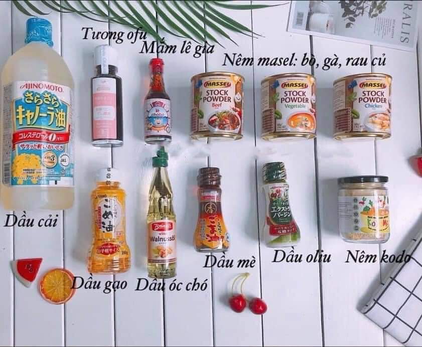 Các Loại Gia Vị Cho Bé Ăn Dặm Từ 6m+