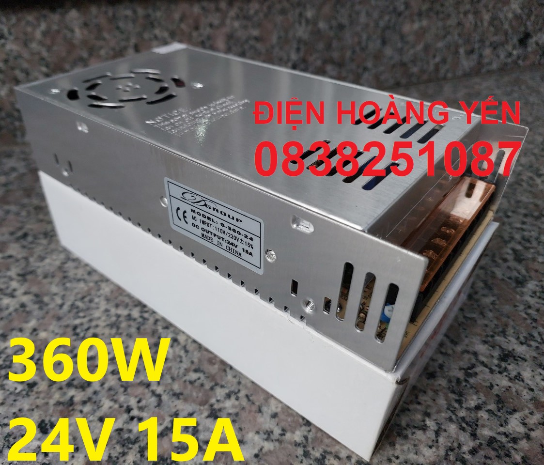 Honeycomb Power Supply 24V 15A 360W Power Adapter