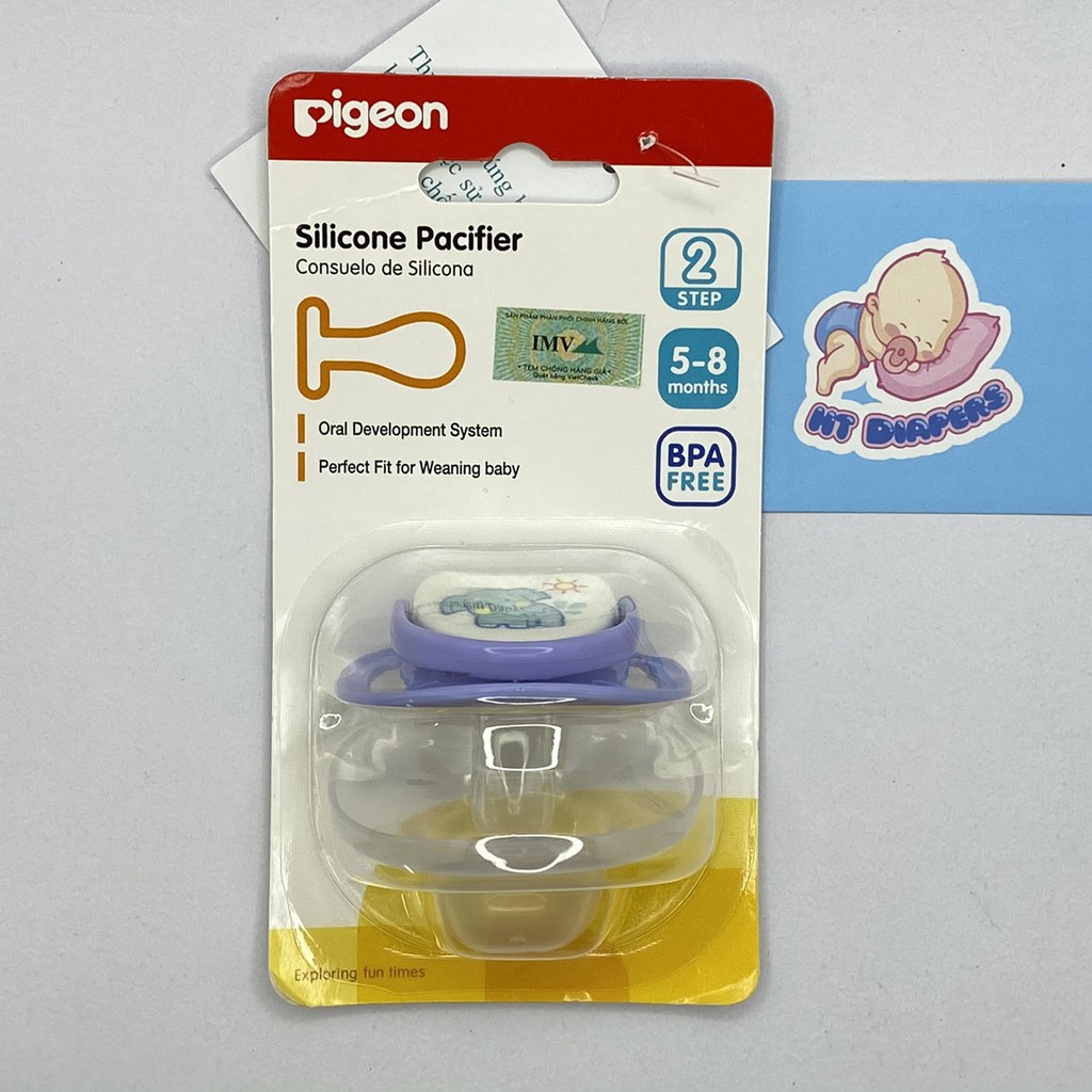 Ti Ngậm Pigeon Silicone Cao Cấp Cho Bé