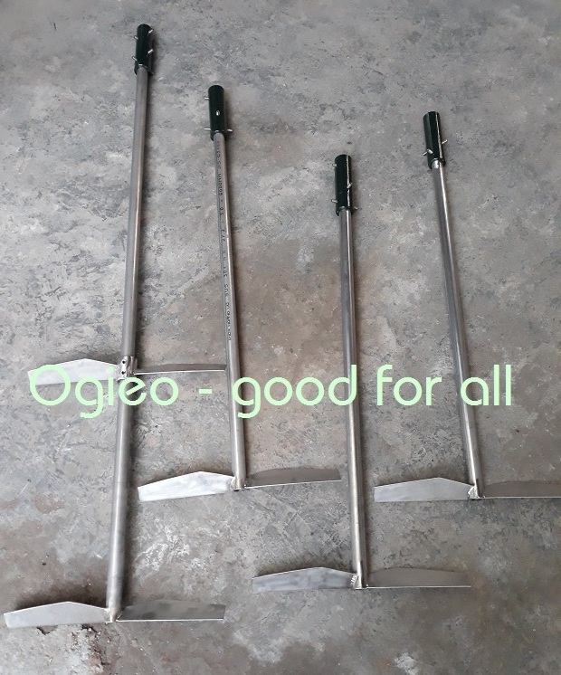 Trục cánh khuấy inox 2 tầng cánh