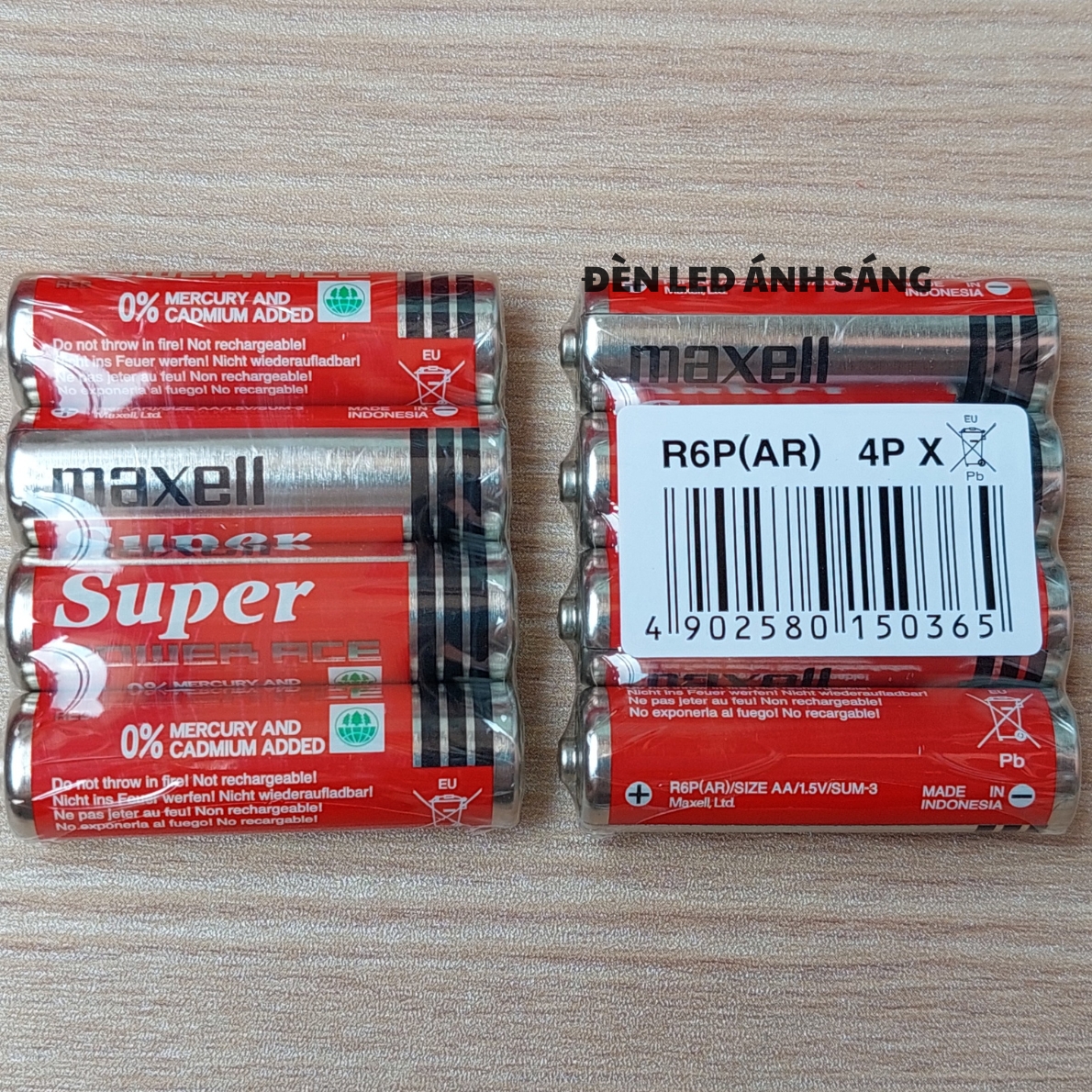 Pin 2A (AA) Pin tiểu Super Maxell Đỏ 1.5V