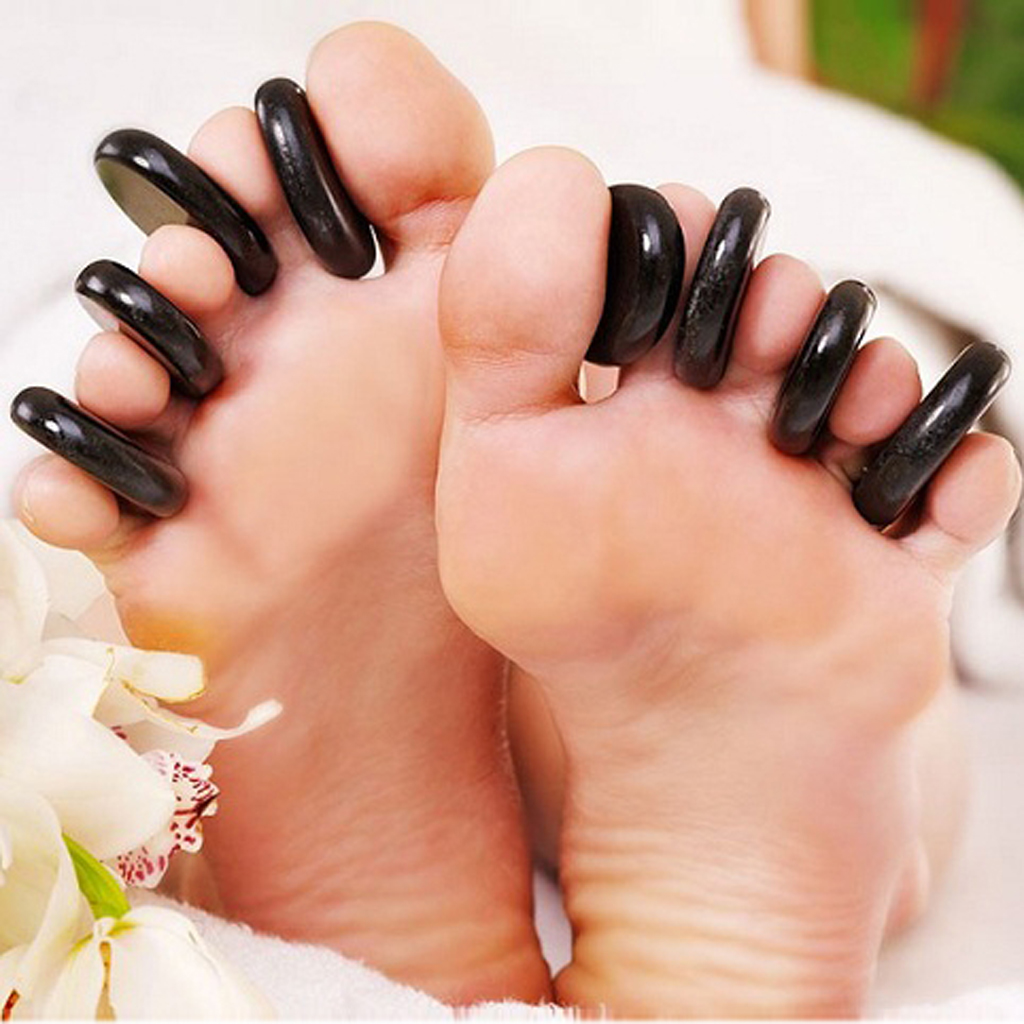 Đá kẹp chân massage foot (Bộ 8 viên)