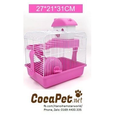Lồng chuột hamster hai tầng 28 x 21 x 30cm