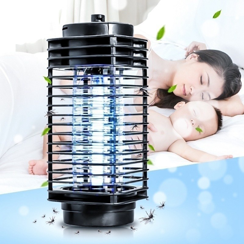 Đèn Bắt Muỗi  Côn Trùng Hình Tháp - Đèn Bắt Muỗi Đen