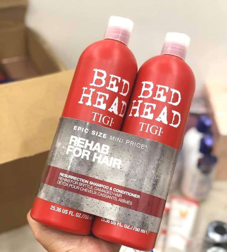 [HCM]Cặp Dầu Gội +Xả TiGi Bed Head 750ML (Mỹ)