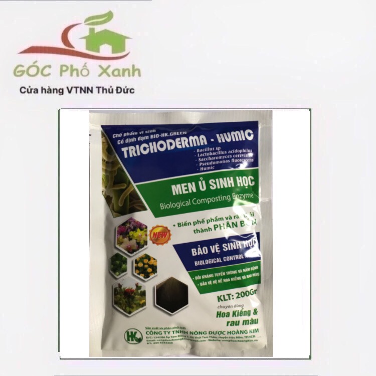 Nấm đối kháng TRICHODERMA HUMIC 200gam