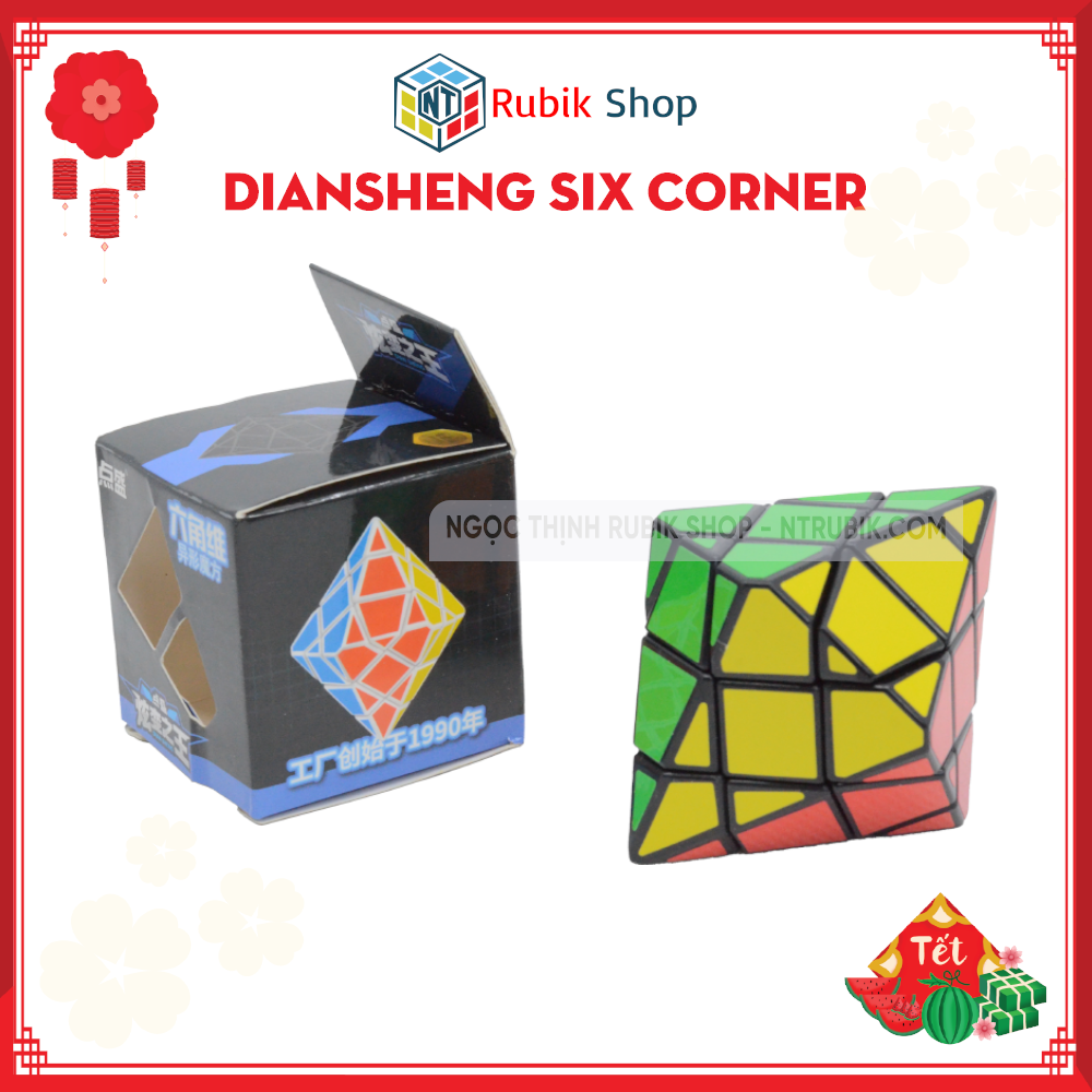 [Hoàn tiền 10%][Rubik Biến Thể] Rubik Diansheng Six Corner Cube đồ chơi thông minh