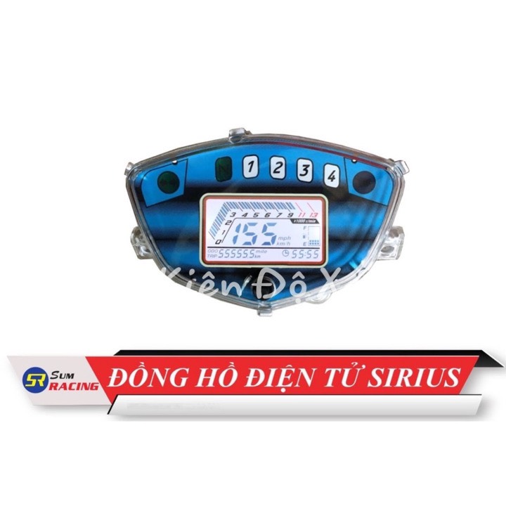Đồng Hồ Điện Tử LCD Cho Sirius mặt xanh nhiều chức năng