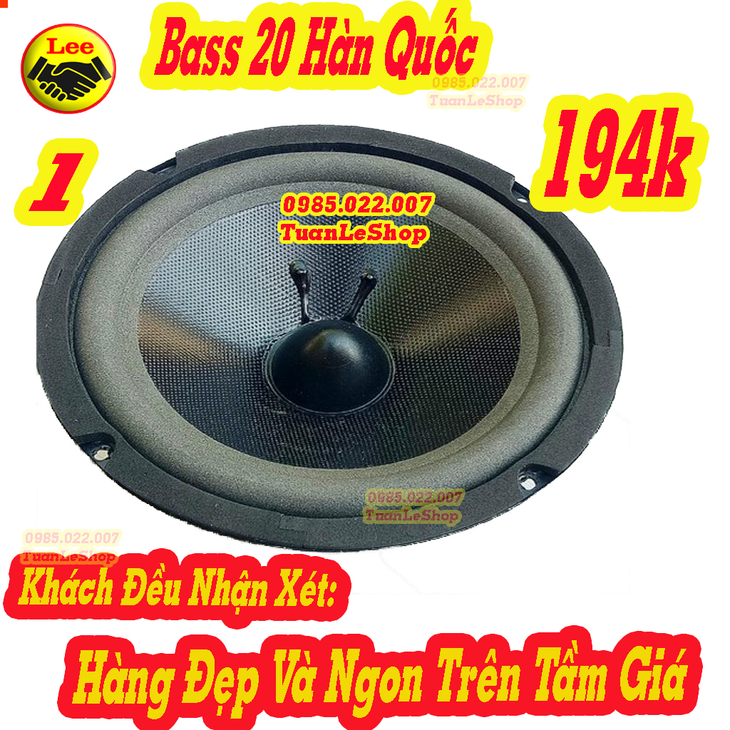 LOA BASS 20 HÀN QUỐC – GIÁ 01 CHIẾC