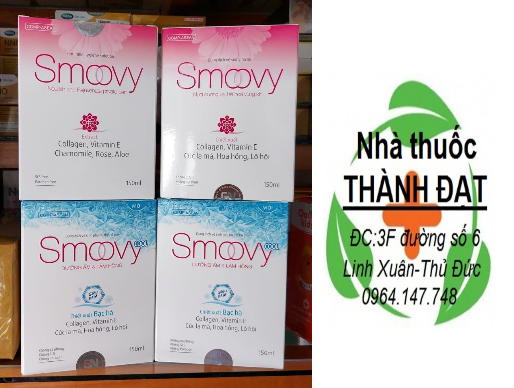 [Lấy mã giảm thêm 30%]smoovy cool dung dịch vệ sinh phụ nữ thế hệ mới