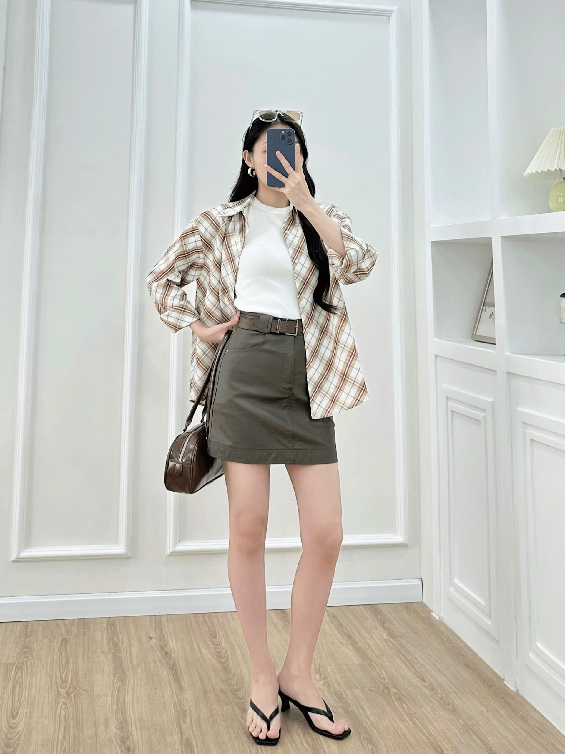 AfterBefore | Áo Sơmi Cơ Bản Tay Dài Nhiều Màu