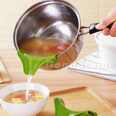 Miếng silicon rót nước từ nồi gắn nồi giúp đổ canh súp chống tràn