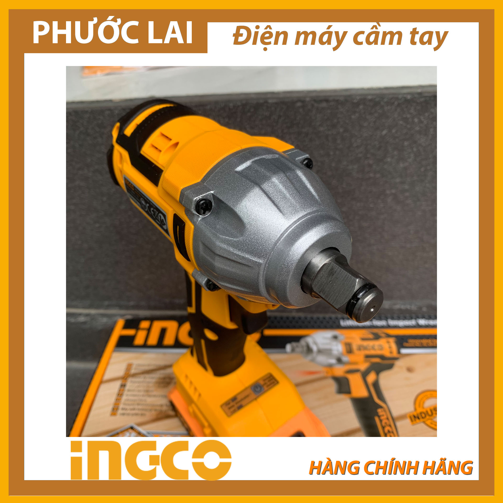 Máy siết Bu lông dùng pin INGCO CIWLI2001