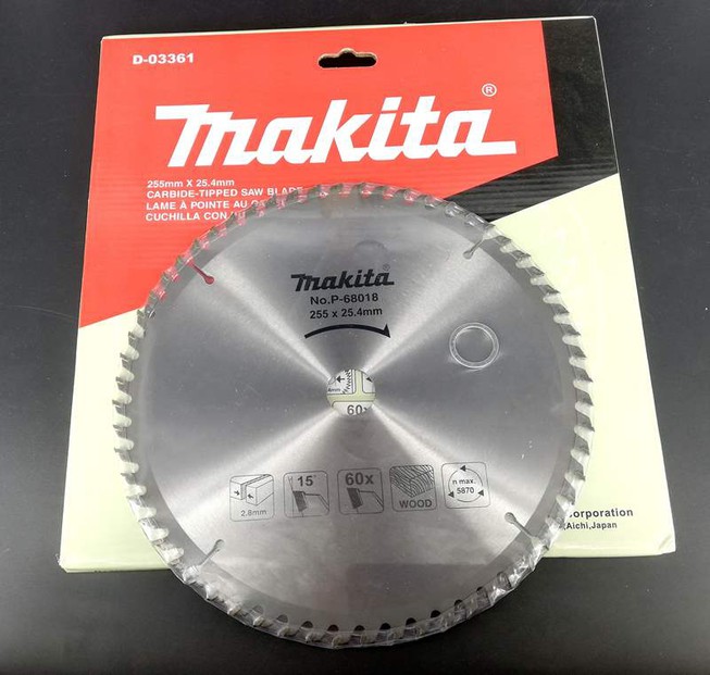 [HCM]LƯỠI CƯA GỖ ĐƯỜNG KÍNH 255MM X 60 RĂNG