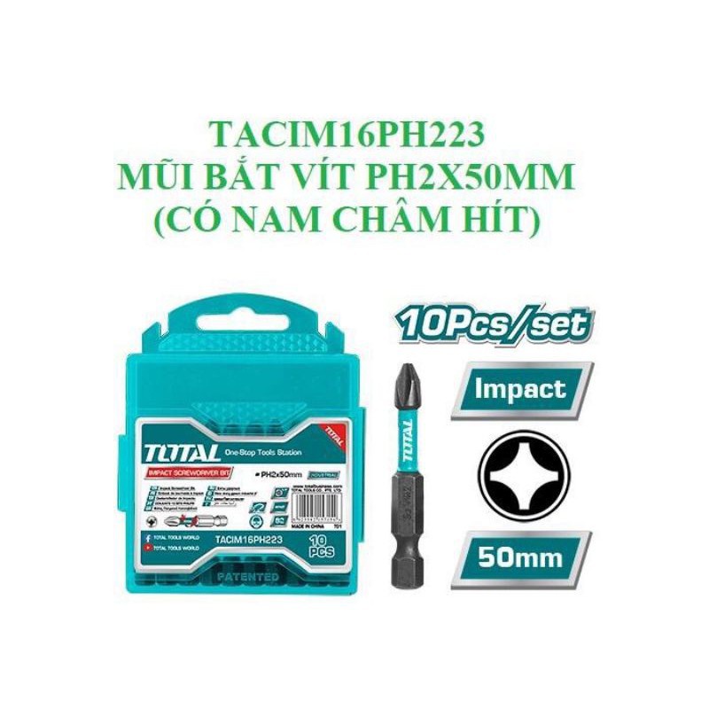 Mũi bắt vít total tacim16ph223