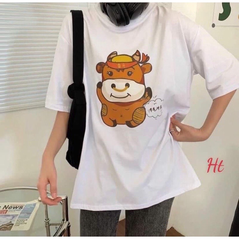 Áo 3D trâu chữ Nhật HT11