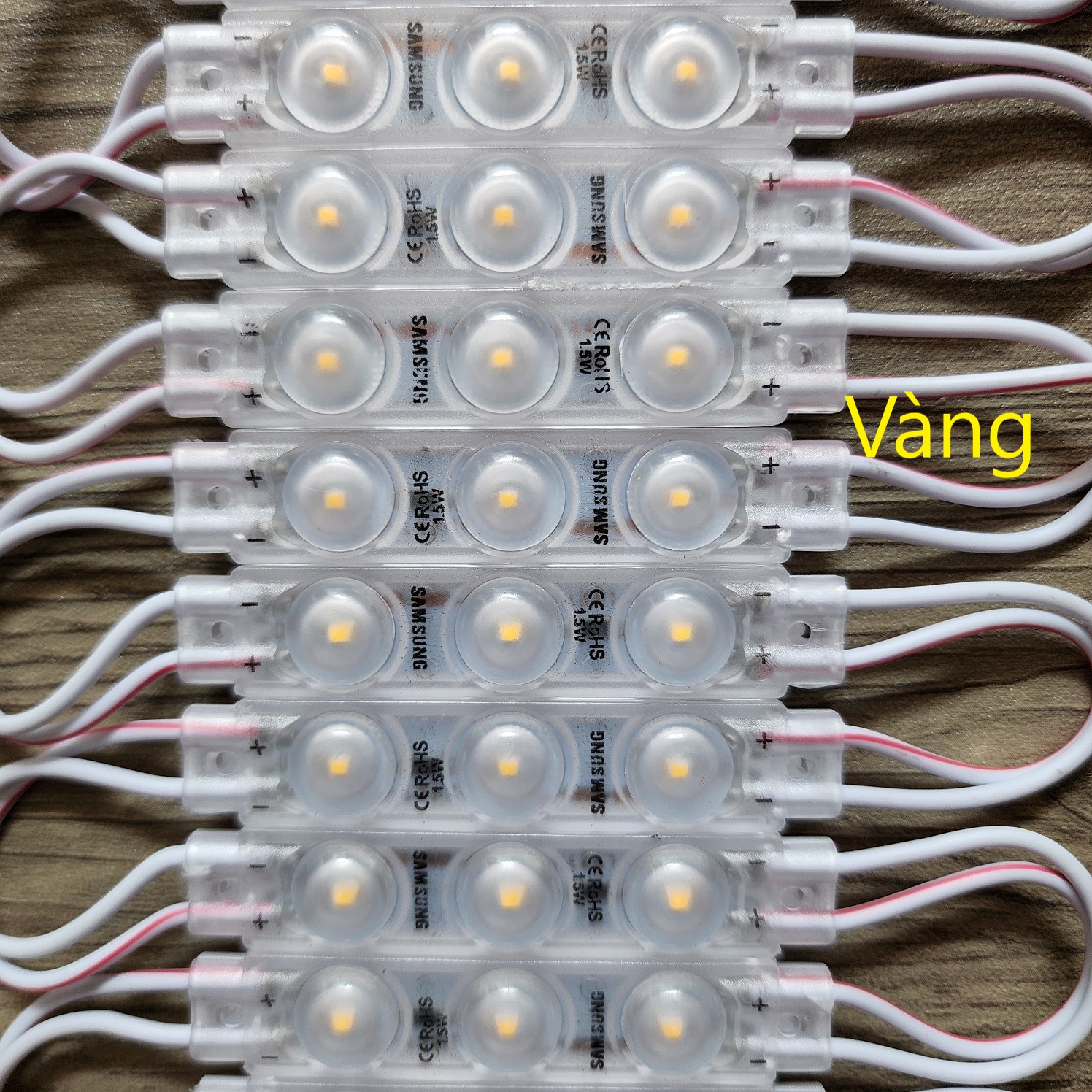 Led Hắt 3 Bóng 6012 chip KOREA Chống Nước Siêu Sáng (Vỉ 20 thanh)