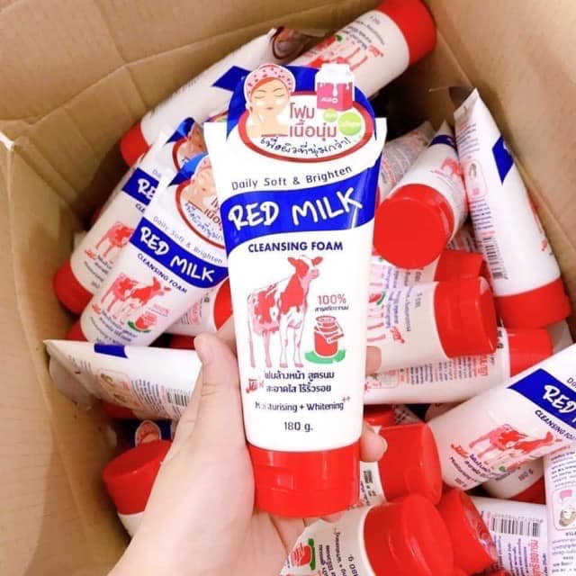Sữa rửa mặt Red Milk ThaiLand 180G