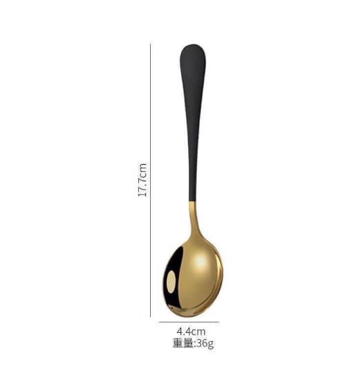 Thìa inox mạ vàng sang trọng