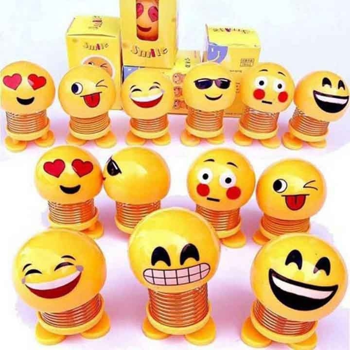 [HCM]Thú nhún Emoji lò xo (mẫu ngẫu nhiên)