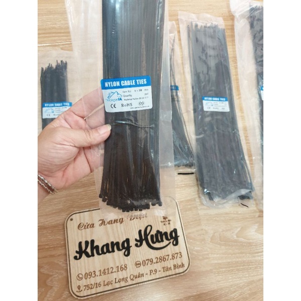 Bịch dây rút nhựa 10cm , 15cm, 20cm, 25cm