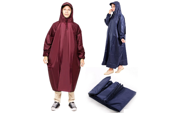 Áo Mưa Vải Dù Phủ Kín Người