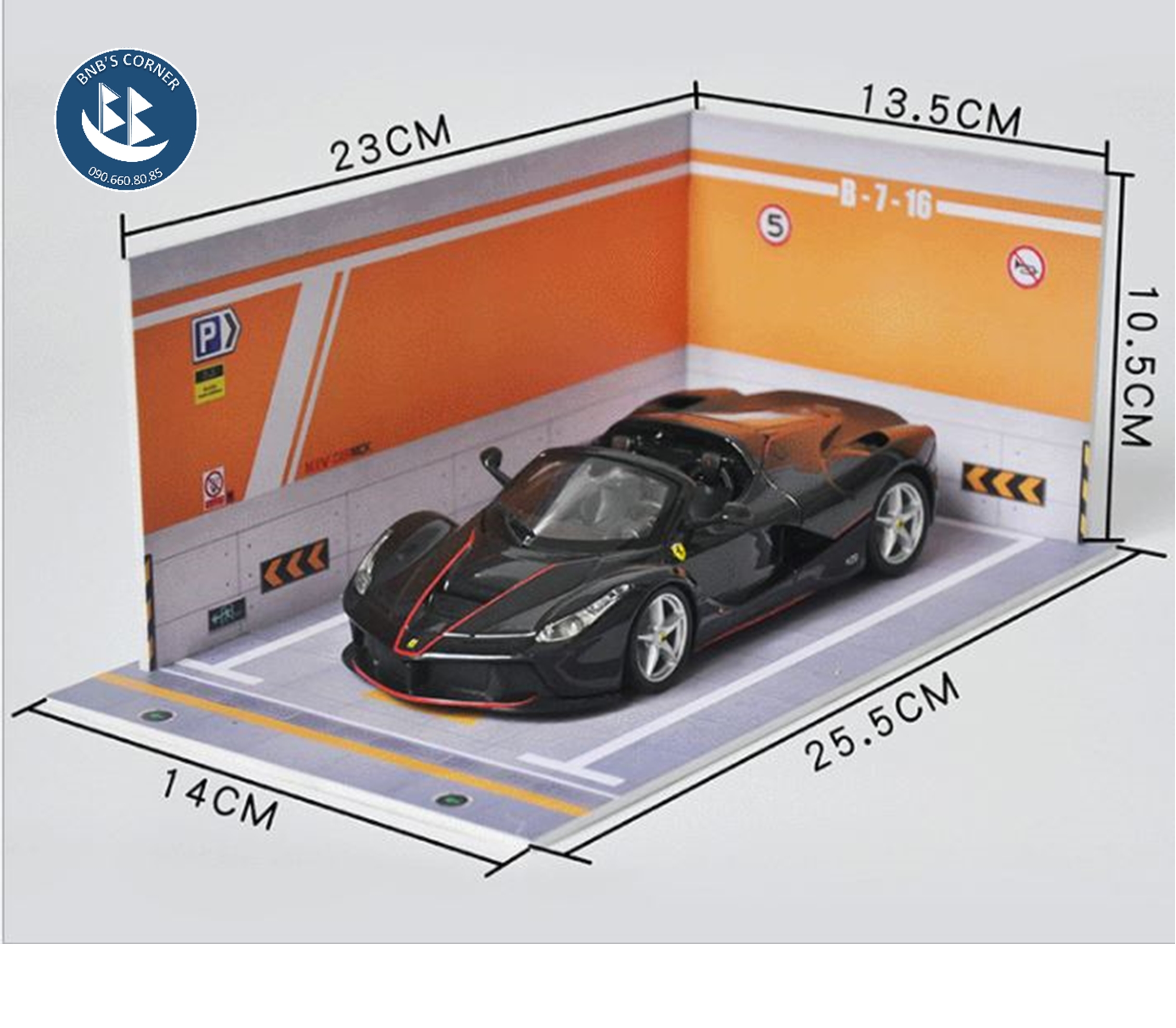 [BNB's Corner] Mô hình gara xe hơi tỉ lệ 1:24 bằng formex