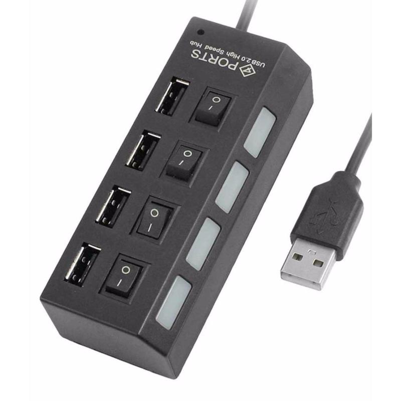 Bộ chia 4 cổng USB 2.0 công tắc