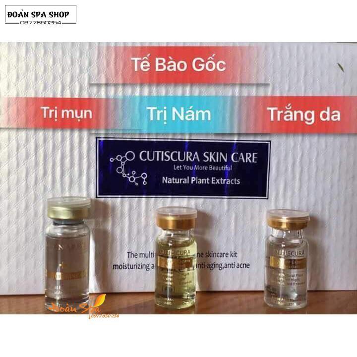 Tế Bào Gốc CUTISCURA mờ Nám, Mụn, Trắng da