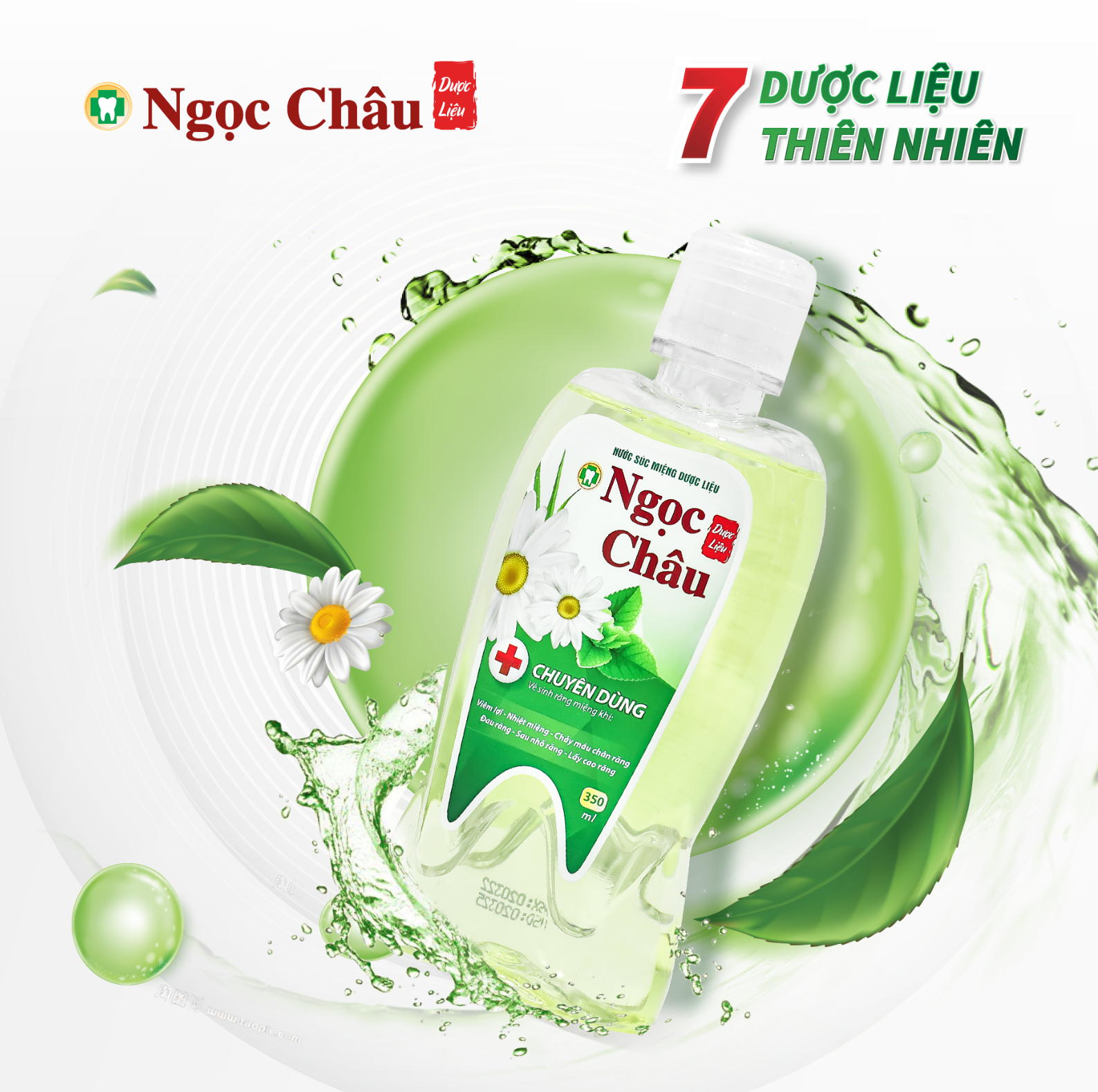 Nước Súc miệng dược liệu Ngọc Châu