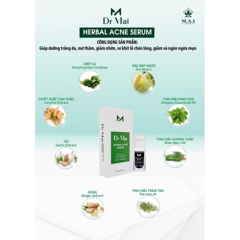 Dr. Mai Mix Saffron Acne Serum 6ml