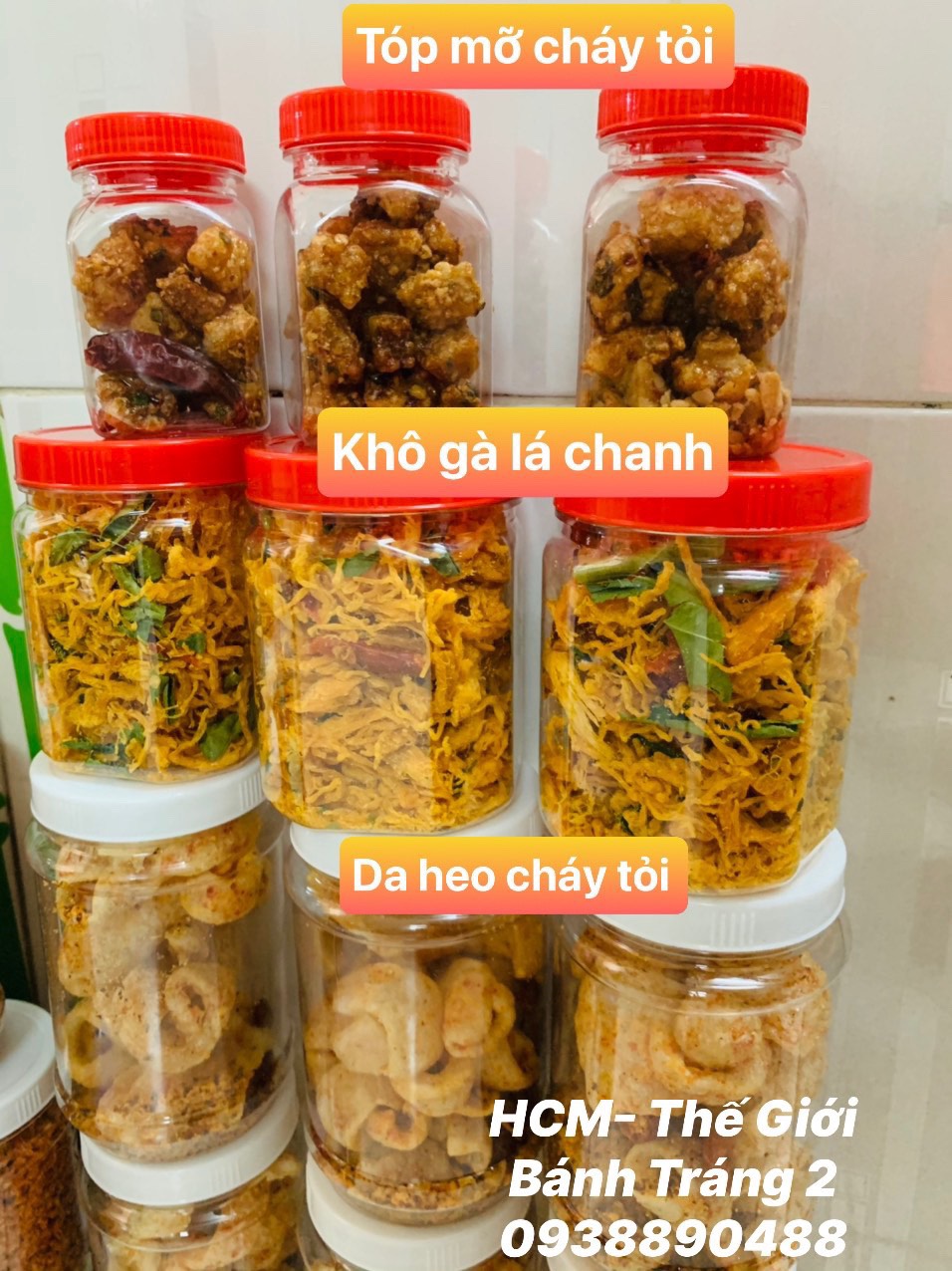 hủ 100gr khô gà lá chanh siêu ngon