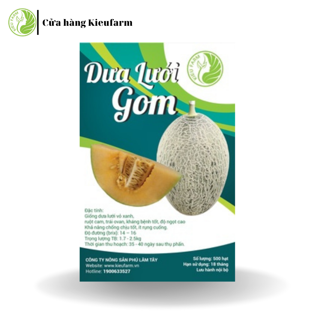 Hạt giống dưa lưới Gom - gói 50 hạt